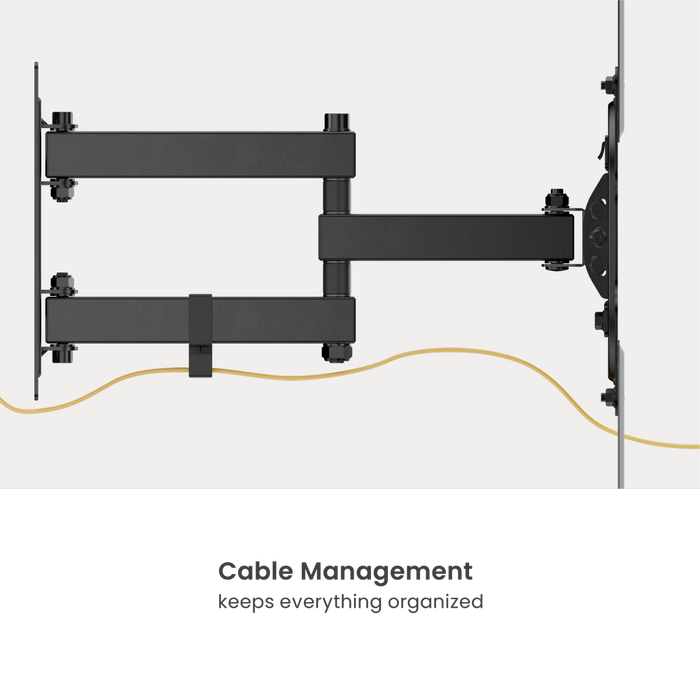 Long sturdy wall bracket for screens up to 42" inches