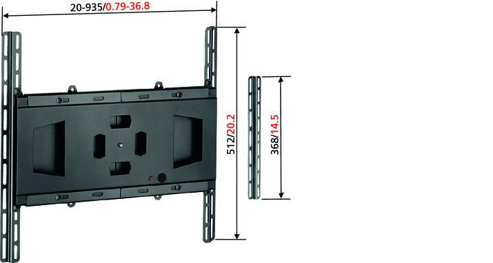 Stunt 2: Birds Ceiling Bracket 30-65" Color: Black