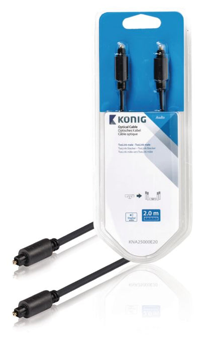 König Cavo audio digitale TosLink maschio