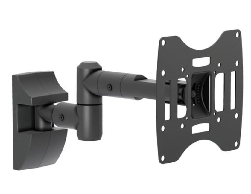 Compact TV wall bracket for screens up to 32" Rotatable and tiltable